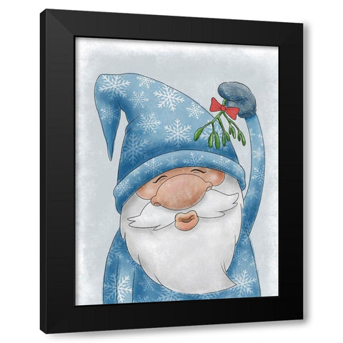 Merry Kisses 1 Black Modern Wood Framed Art Print with Double Matting by Prime, Marcus