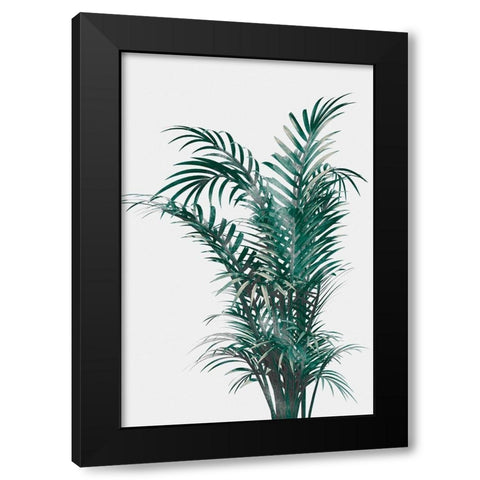 Windy Fern Black Modern Wood Framed Art Print by Prime, Marcus