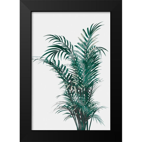 Windy Fern Black Modern Wood Framed Art Print by Prime, Marcus