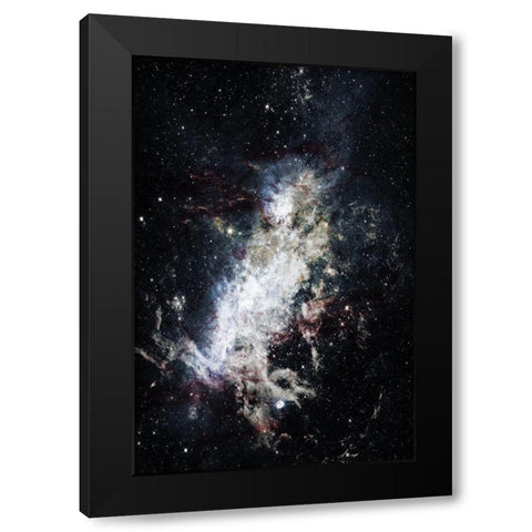 Lunar Stream Black Modern Wood Framed Art Print by Prime, Marcus