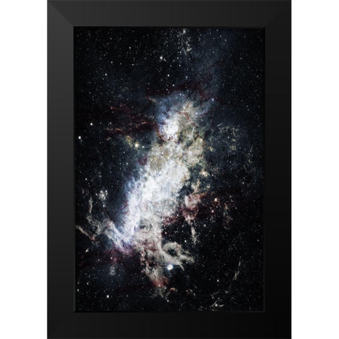 Lunar Stream Black Modern Wood Framed Art Print by Prime, Marcus