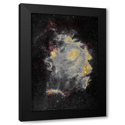 Lunar Nebula Black Modern Wood Framed Art Print by Prime, Marcus
