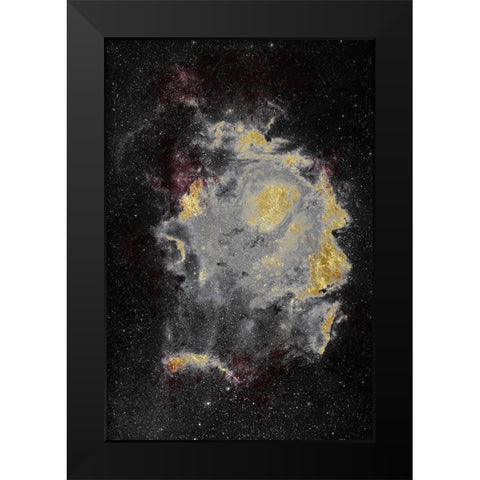 Lunar Nebula Black Modern Wood Framed Art Print by Prime, Marcus