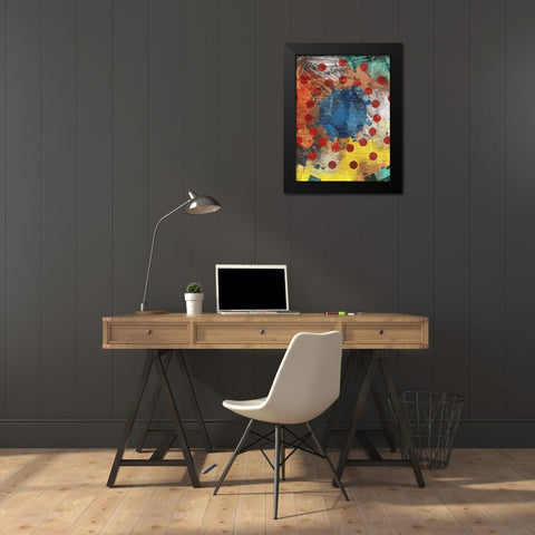Conscious Disruption Black Modern Wood Framed Art Print by Prime, Marcus