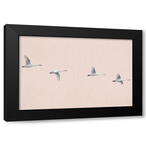 Follow The Leader Black Modern Wood Framed Art Print with Double Matting by Prime, Marcus