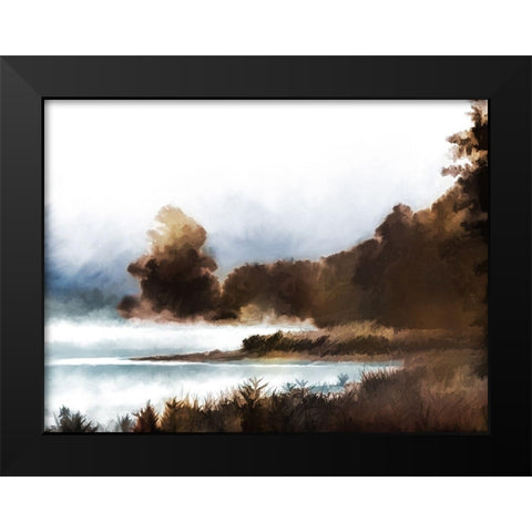 Brass Landscape 1 Black Modern Wood Framed Art Print by Prime, Marcus