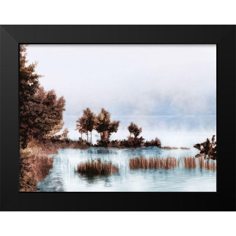Brass Landscape 2 Black Modern Wood Framed Art Print by Prime, Marcus