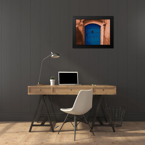 Door Of Opportunity Black Modern Wood Framed Art Print by Prime, Marcus