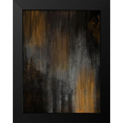 Dark Reflection Black Modern Wood Framed Art Print by Prime, Marcus