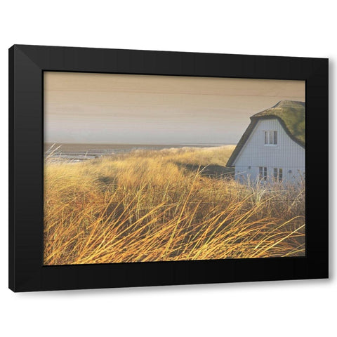 Peaceful Cottage Black Modern Wood Framed Art Print by Prime, Marcus