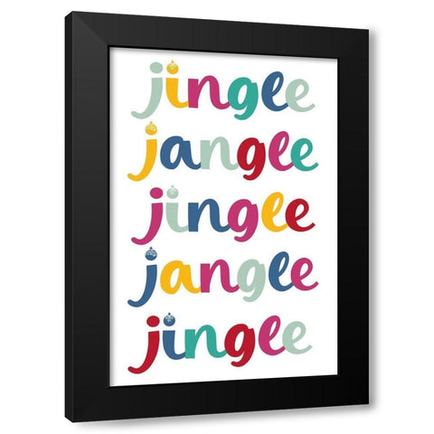 Jingle Jangle Black Modern Wood Framed Art Print by Prime, Marcus