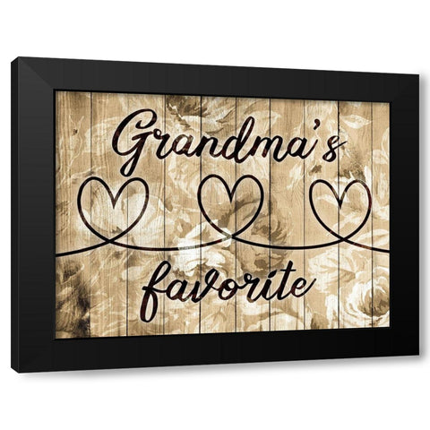 Grandmas Favorite Black Modern Wood Framed Art Print with Double Matting by Prime, Marcus