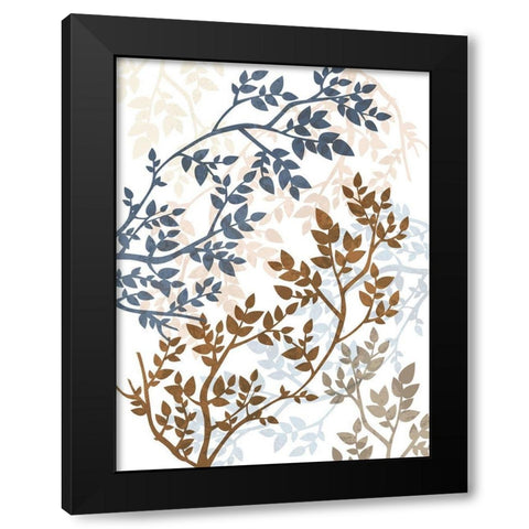 Peering Thru Branches Black Modern Wood Framed Art Print by Prime, Marcus
