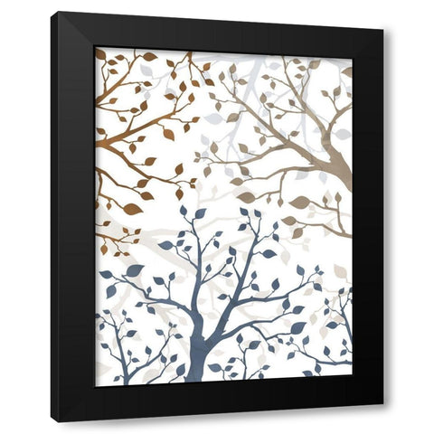 Peering Thru Branches 2 Black Modern Wood Framed Art Print by Prime, Marcus
