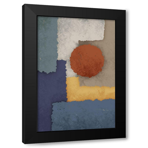Abstract World Black Modern Wood Framed Art Print by Prime, Marcus