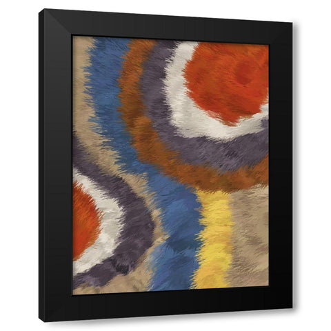 Shaggy Comfort Black Modern Wood Framed Art Print by Prime, Marcus