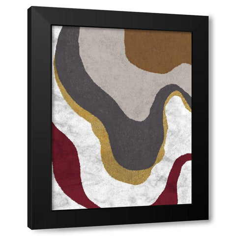 Swirly Dirly. Black Modern Wood Framed Art Print with Double Matting by Prime, Marcus