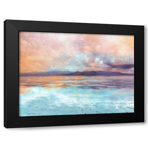 Coastal Sunset 1 Black Modern Wood Framed Art Print with Double Matting by Prime, Marcus