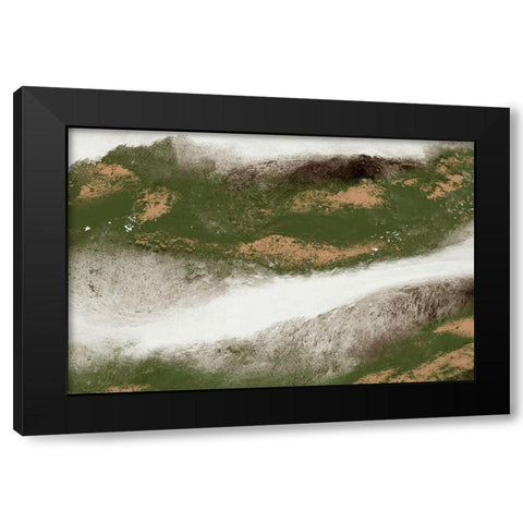 Rustic Waves 1 Black Modern Wood Framed Art Print by Prime, Marcus