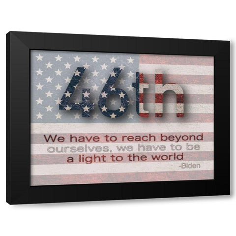 Light To The World Black Modern Wood Framed Art Print by Prime, Marcus