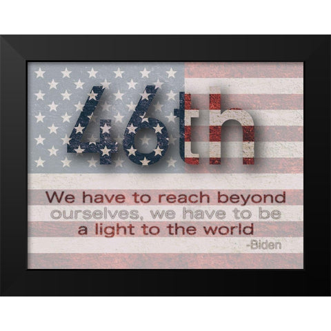 Light To The World Black Modern Wood Framed Art Print by Prime, Marcus