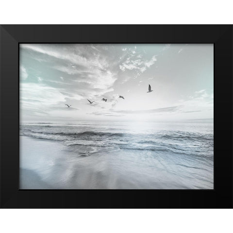 Sea Graced 1 Black Modern Wood Framed Art Print by Prime, Marcus