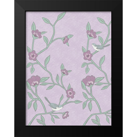 Lilac Nature 1 Black Modern Wood Framed Art Print by Prime, Marcus