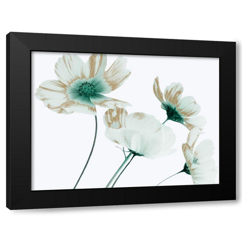 Jaded Metallic 1 Black Modern Wood Framed Art Print with Double Matting by Prime, Marcus