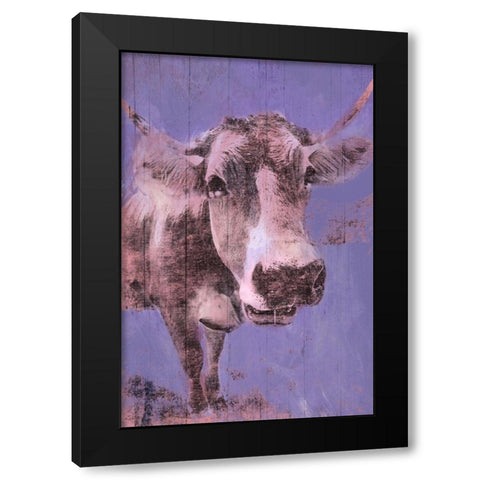 Barnyard Stare 2 Black Modern Wood Framed Art Print with Double Matting by Prime, Marcus