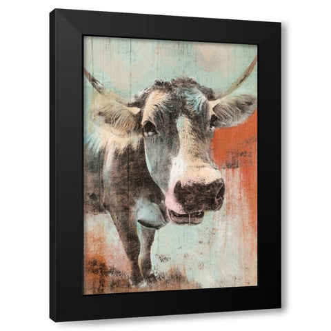 Barnyard Stare Black Modern Wood Framed Art Print with Double Matting by Prime, Marcus