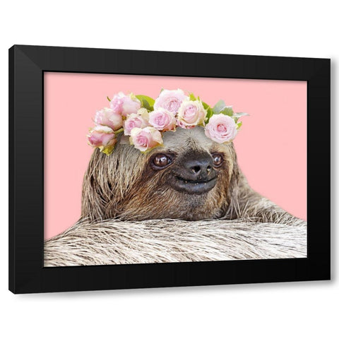 Slow Cutie 1 Black Modern Wood Framed Art Print by Prime, Marcus