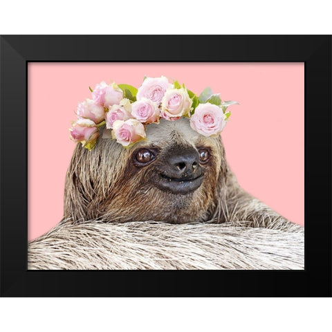 Slow Cutie 1 Black Modern Wood Framed Art Print by Prime, Marcus