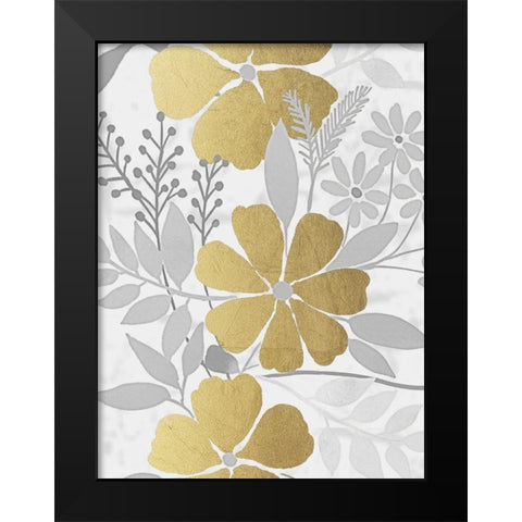 Golden Nature 1 Black Modern Wood Framed Art Print by Prime, Marcus