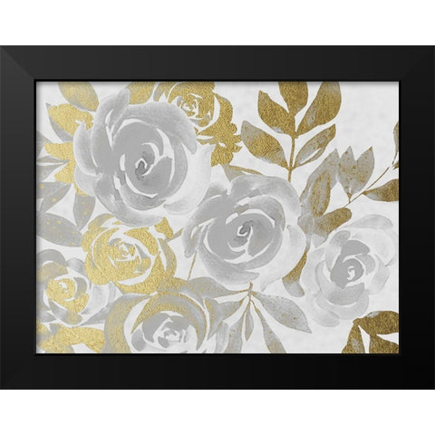Golden Nature 2 Black Modern Wood Framed Art Print by Prime, Marcus