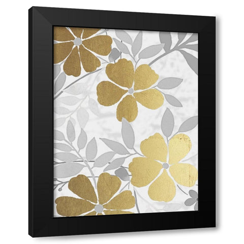 Golden Nature 3 Black Modern Wood Framed Art Print with Double Matting by Prime, Marcus