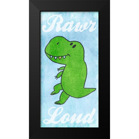 Cool And Loud Black Modern Wood Framed Art Print by Prime, Marcus
