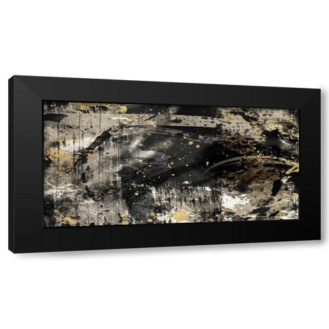 Golden Prime 2 Black Modern Wood Framed Art Print by Prime, Marcus