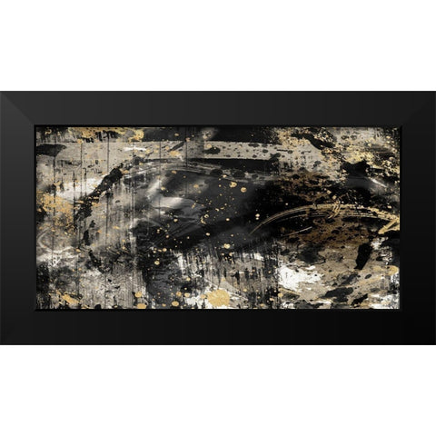 Golden Prime 2 Black Modern Wood Framed Art Print by Prime, Marcus