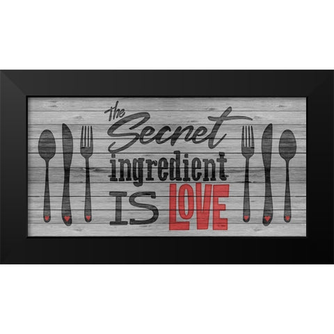 Secret Ingredients 1 Black Modern Wood Framed Art Print by Prime, Marcus