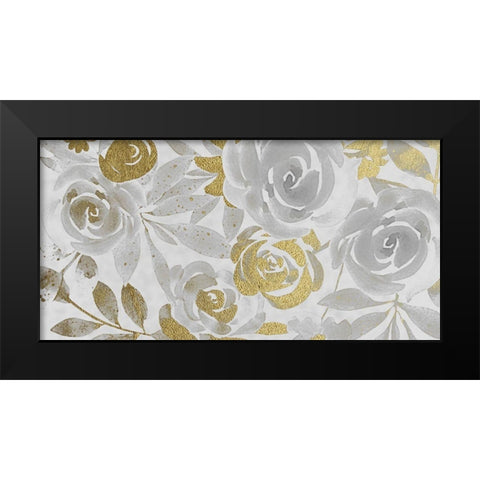 Golden Growth 1 Black Modern Wood Framed Art Print by Prime, Marcus