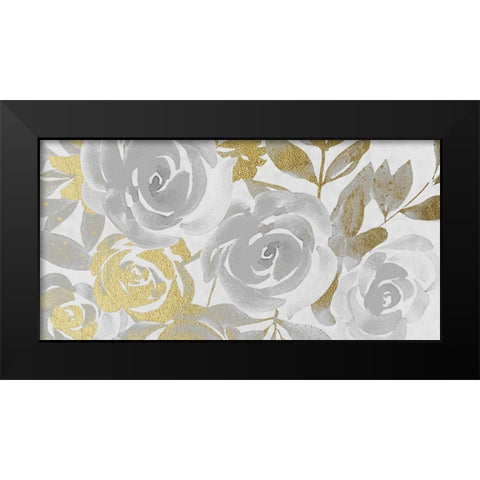 Golden Growth 2 Black Modern Wood Framed Art Print by Prime, Marcus