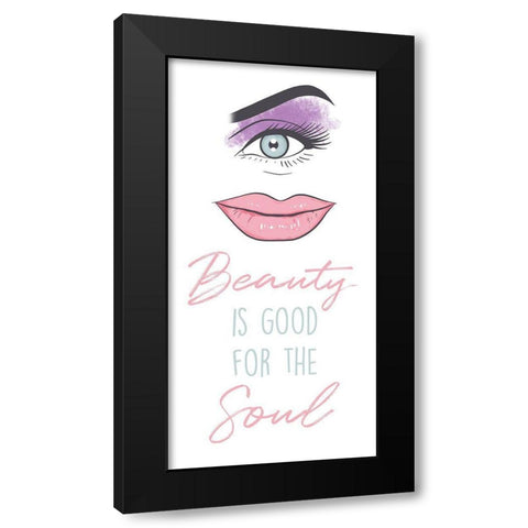 Beautiful Soul Black Modern Wood Framed Art Print by Prime, Marcus