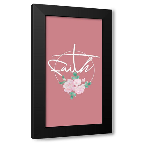 Beautiful Faith Black Modern Wood Framed Art Print with Double Matting by Prime, Marcus