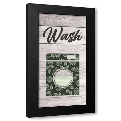 Wash Wood Black Modern Wood Framed Art Print with Double Matting by Prime, Marcus
