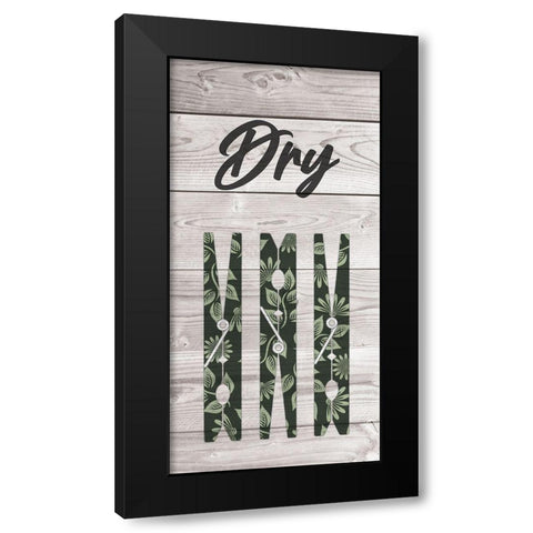 Dry Wood Black Modern Wood Framed Art Print by Prime, Marcus