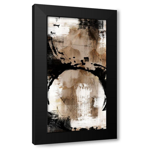 Golden Distressed 1 Black Modern Wood Framed Art Print by Prime, Marcus