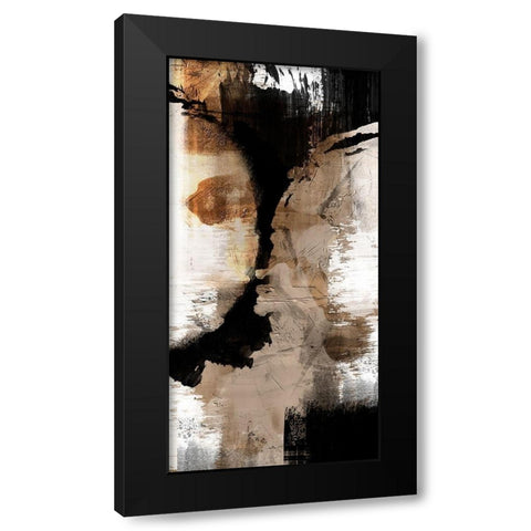 Golden Distressed 2 Black Modern Wood Framed Art Print by Prime, Marcus