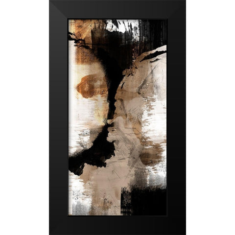 Golden Distressed 2 Black Modern Wood Framed Art Print by Prime, Marcus