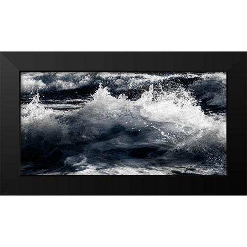 Broken Tide 1 Black Modern Wood Framed Art Print by Prime, Marcus