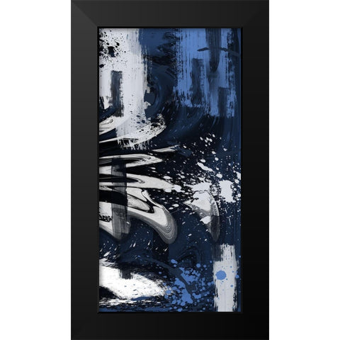 Disfigured Marble Black Modern Wood Framed Art Print by Prime, Marcus